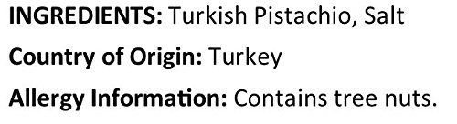 Image of Anna and Sarah Turkish Antep Pistachios, Premium Quality Roasted Pistachios, Healthy Snack, Rich Flavor in Resealable Bag 5 Lbs