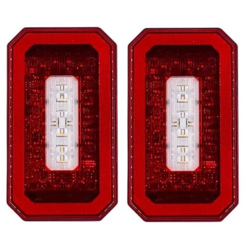 Knapheide 12256491, Set of (2) Replacement LED Surface Mount Light with Integrated S/T/T, B/U & Strobe