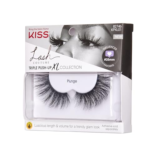 Save 73% on KISS False Eyelashes - Triple Push Up XL Collection - Image 2
