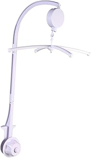 ibasenice Crib Mobile for Boys Baby Crib Bell Baby Mobile Arm Baby Bed Bell Bracket Mobile Arm for Crib Baby Mobile for Crib Mobile Crib Hanger Crib for Baby Mechanical A1 White Hanging Bell