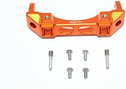 GPM For Traxxas TRX-4 Trail Defender Crawler Upgrade Parts Aluminum Front Bumper Mount - 1Pc Set Orange