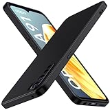 iVoler Cover in Silicone per Oppo A91 con Protezione Della Fotocamera, Ultra Sottile Custodia in TPU Morbida Anti-Graffio Antiurto Protettiva Case, Nero