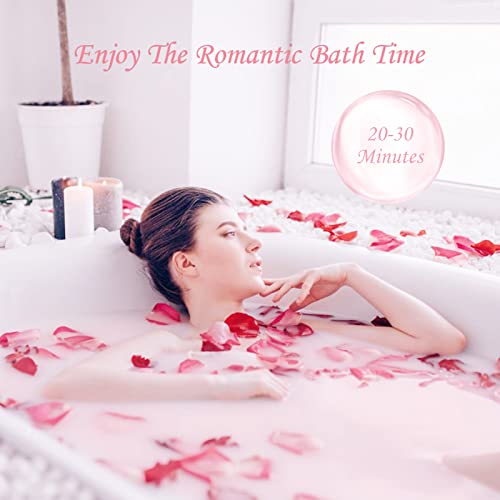 Noiclub Bath Bombs With Scented Candles Gift Sets For Women Heart Shaped Bubble Natural Essential Oil Spa Bath Fizzies Aromatherapy For Women Girlfriend Wife Birthday Valentines White Day Gift #TOP5