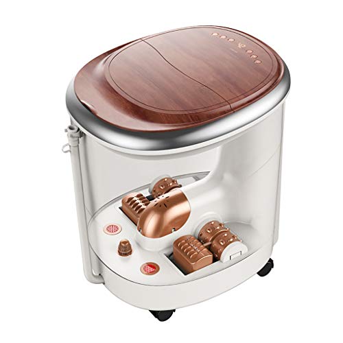 Baignoire de bain de pieds avec massage électrique chauffée WENJUN baril domestique
