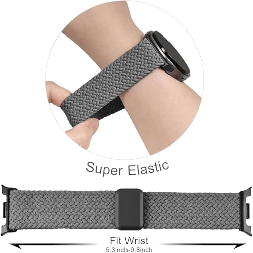 Image of Zitel Band Compatible With Samsung Galaxy Watch 8 44mm / 40mm, Watch 8 Classic 46mm Stretchy Nylon Sport Strap
