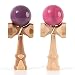2 PACK - The Best Kendama For All Kinds Of Fun (full size) - BUY ONE GET ONE FREE - Awesome Colors: Pink/Bamboo Purple/Bamboo Set - Solid Bamboo Wood - A Tool To Create Better Hand And Eye Coordination - KENDAMA TOY CO.