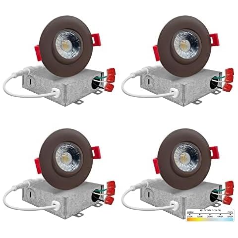 NUWATT 3 Inch LED Gimbal Downlight Pack Cover