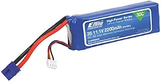 E-flite 11.1V 2200mAh 3S 30C LiPo Battery: EC3, EFLB22003S30