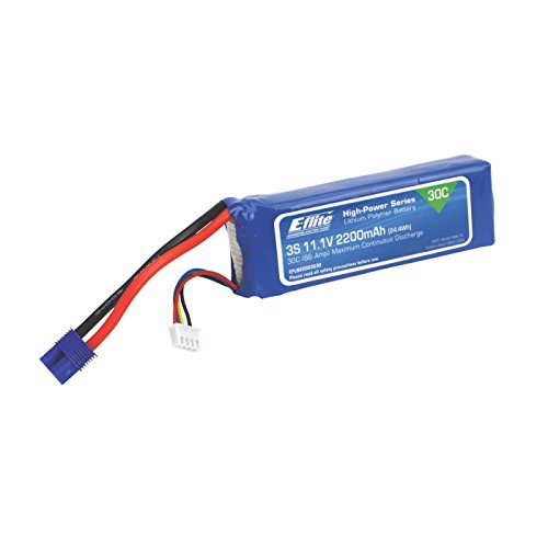 E-flite 11.1V 2200mAh 3S 30C LiPo Battery: EC3, EFLB22003S30