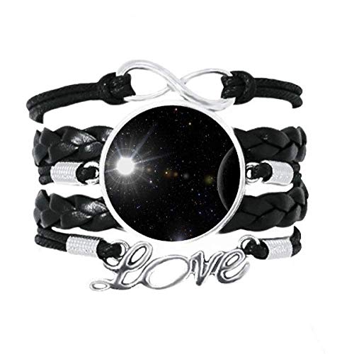 Bracelet à tricoter en cuir torsadé blanc pour bricolage de bijoux