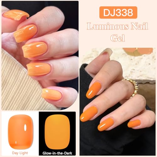 Set de 3 esmaltes de gel que brillan en la oscuridad miniatura 4