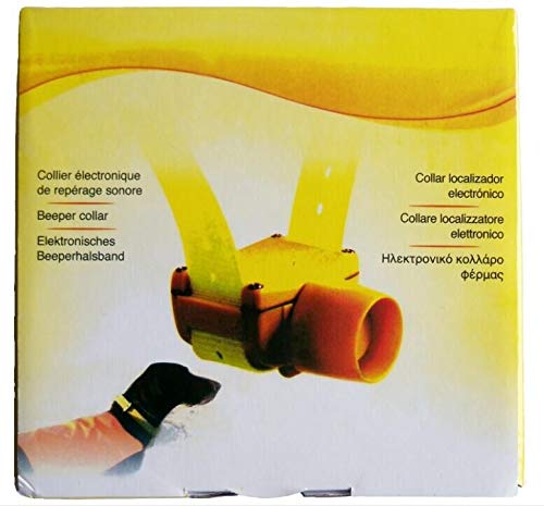 Beeper Collar de adiestramiento para Perro de Caza,Cuello Impermeable cani Caza Collar Beeper Localizador electrónico Collar