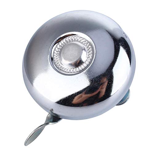 Yosoo Retro Bicycle Bell Bike Handlebar Clear And Loud Sound Bell Cycling Sound Alarm Accessory, Silver - Image 3