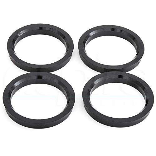 Aspire Motoring 73.1mm OD to 66.1mm ID Black Plastic Polycarbonate Hub Centric Rings