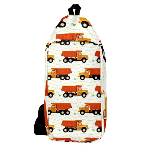 Sac à dos à bandoulière compact multicolore, sacoche de randonnée légère à sangle