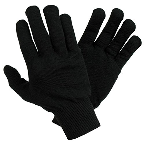Newberry Knitting Polypro Glove Liner - Women's, VV LADIES BLACK