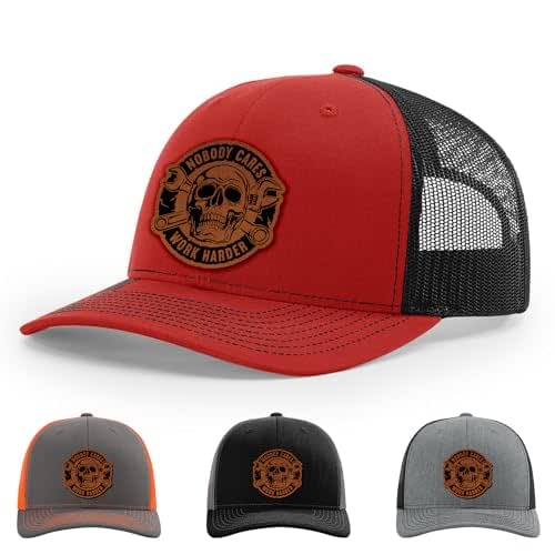 "Daddy's Money But I'm Daddy" Trucker Hat - 80+ Color Options, Leather Patch, Adjustable Snapback, Breathable Mesh