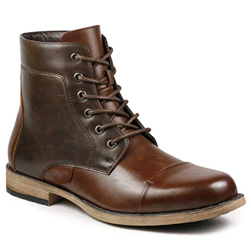 Metrocharm MC307 Men's Lace Up Cap Toe Formal Dress Casual Fashion Boots