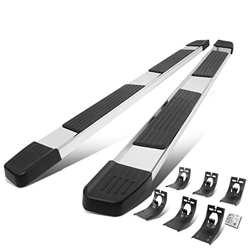Auto Dynasty Flat Running Boards Compatible with 2009-2024 Dodge Ram 1500 2500 3500 Crew Cab 4-Door, Stainless Steel Side Step Rail Nerf Bars, 6