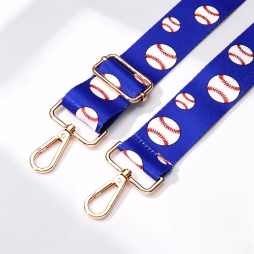 Image of NVENF Game Day Purse Strap Replacement Baseball Basketball Soccer Golf Crossbody Shoulder Bag Straps for Stadium Clear Purse (Style L)
