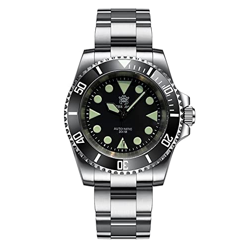 STEELDIVE SD1954 para hombre relojes de buceo marca de lujo deporte hombres reloj mecánico automático 200 m impermeable reloj de pulsera NH35, Model 4, Pulser