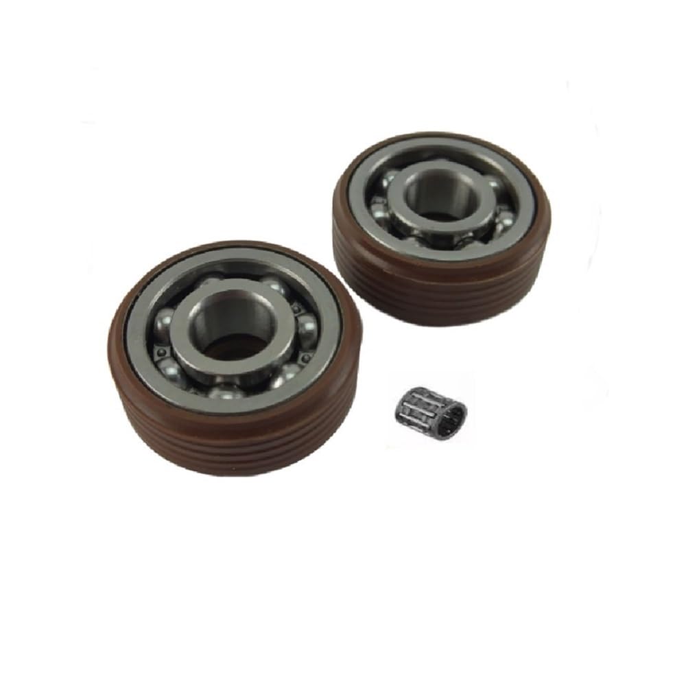 Kit de retenes de Aceite y rodamientos de Agujas del cigüeñal Compatible con motosierras 340, 345, 350, 346, 351, 353, 2145 y 2150.(5 Sets)