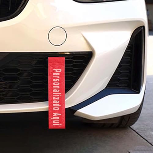 Cuerda de Remolque Coche Decorativa Personalizable – Correa de Nylon para Automóviles – Accesorio Universal para Remolque, Maletero o Parachoques