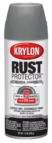 Krylon K06901807 Rust Protector and Preventative Enamels Gloss, Smoke Gray
