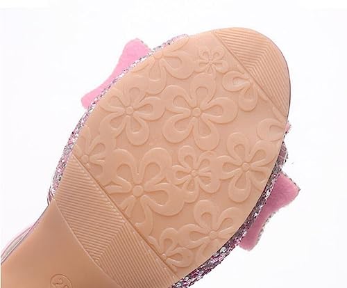 Girls Wedding Sandals Low Heel Open Toe Flower Wedding Party Dress Shoes for Toddler Little Big Kid4