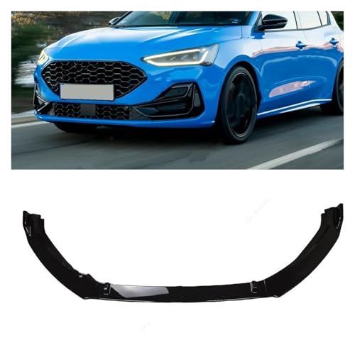 Paraurti Anteriore Spoiler Laterale Paraurti Anteriore ABS Per Auto Spoiler Splitter Diffusore Styling Kit Carrozzeria Tuning Per Ford Per Focus MK4 MK4.5 ST ST-Line 2018-2023 2024 2025(21-25 Gloss B