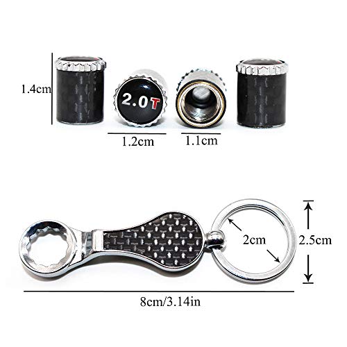 5 Pz/set 2.0 T Stile Tappi Valvola Pneumatico Auto...