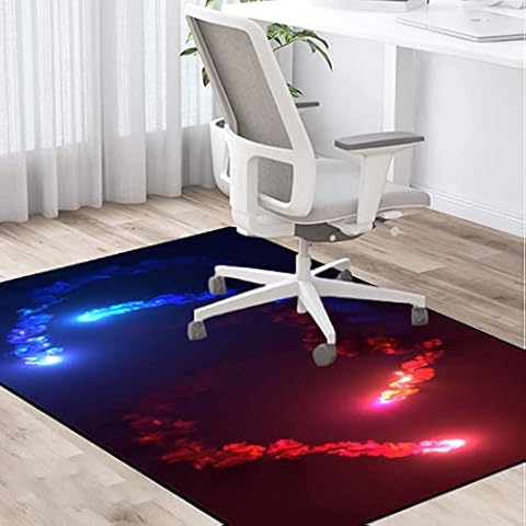 PLMM Bodenschutzmatte Teppich Stuhlunterlage Gaming Bürostuhl Stuhlmatten Schreibtischstuhl Unterlage Cover