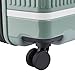 florence by mills Spin Me Away Hardside Expandable Luggage with Spinner Wheels, Sage Green, Checked-Large 29 Inch