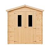 Abri de Jardin en Bois - Stockage extérieur I216xL206xH218 cm/ 3.53 m2 Petit abri à Outils, Local à vélos - Toit...