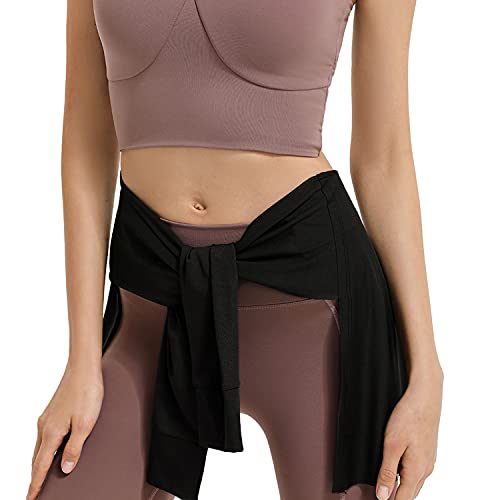 Yoga Tennis Tie Up Skirts for Women Cover Up Athletic Workout Running Wrap Skirts2