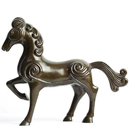 Artisanat en cuivre H3TF5J statue décorative du zodiaque maison
