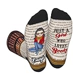 Photo Gallery personalizzato just a girl who loves books calzini personalizzati nome lettura crew calzini regali per gli amanti del libro lettori donne bibliotecari, stile 17., 18-22 Photo Gallery personalizzato just a girl who loves books calzini personalizzati nome lettura crew calzini regali per gli amanti del libro lettori donne bibliotecari, stile 17., 18-22
