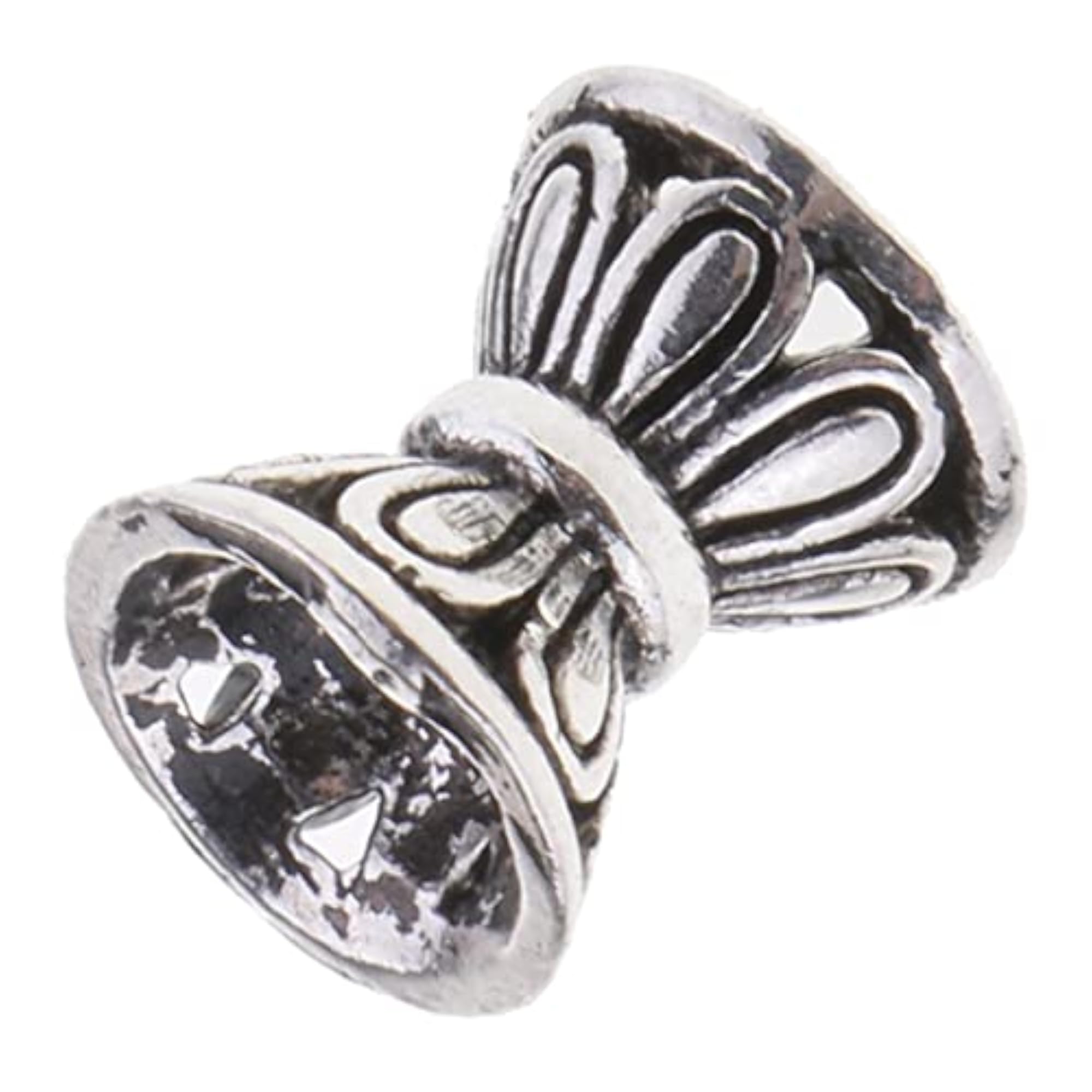 Lotus Flower 925 Silver Beading Ornament, Handcrafted Charm