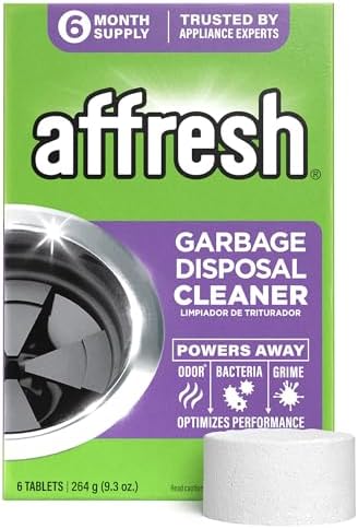 Affresh Garbage Disposal Cleaner, Helps Power Away Odor Causing B...