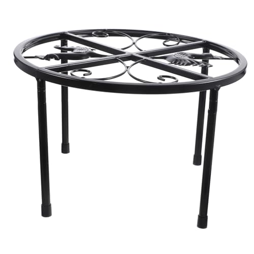 TOYANDONA puestos de plantas de interior soporte de planta rústica Pararse largo decoración de jardín puesto de flores puesto de plantas al aire puesto de plantas alto planchar Negro