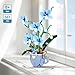 Ideas Blue Orchid Ideas Flowers Building Block Set，DIY Home Decoration Kit for Adults，Compatible with Lego Flowers Home Decor Gift for Mother's Day, Valentine Day, Birthday, Christmas Day - 567PCS