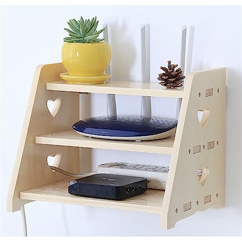 Boîte de rangement de routeur étagère murale décodeur wifi - 6