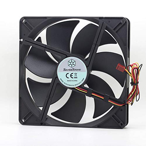 RobertDTesta 180mm PC Case Cooling Fan with 7 blades and 3-pin connector