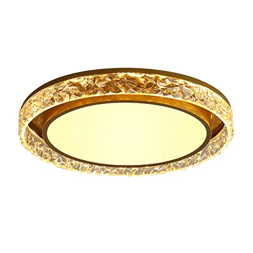 Plafonnier de luxe léger à LED lumineuse pour entrée chic