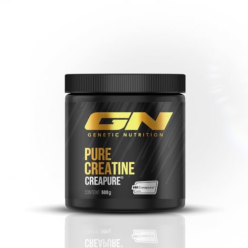 GN Laboratories Pure Creatine Monohydrate – 100% Creapure® Kreatin Pulver – Höchste Reinheit, mikrofein & vegan – 3 g pro Portion für Muskelaufbau & Leistungssteigerung – Made in Germany