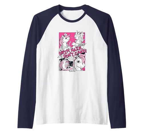 T-shirt My Little Pony Classic Vintage vêtement raglan confortable contre le look banal