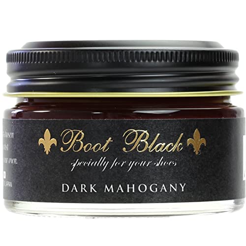 [ブートブラック] 靴磨き COLOR SHOE CREAM ダークマホガニー 55g