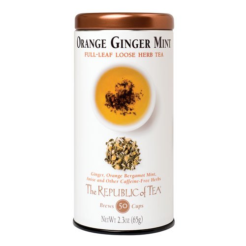 The Republic of Tea Herbal Full-Leaf Loose Tea (Orange Ginger Mint, 2.3 oz) - Image 2