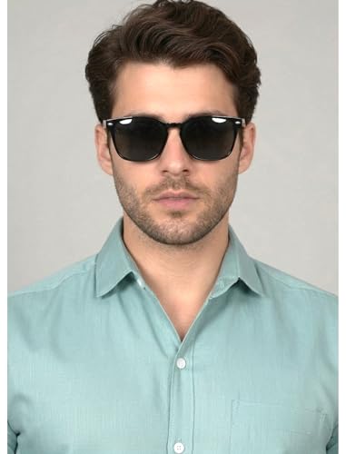 Image of Diverse Men's Solid Formal Shirt | Premium Poly Cotton Full Sleeve Regular Fit Shirt for Men | Stylish Office, Business & Casual
