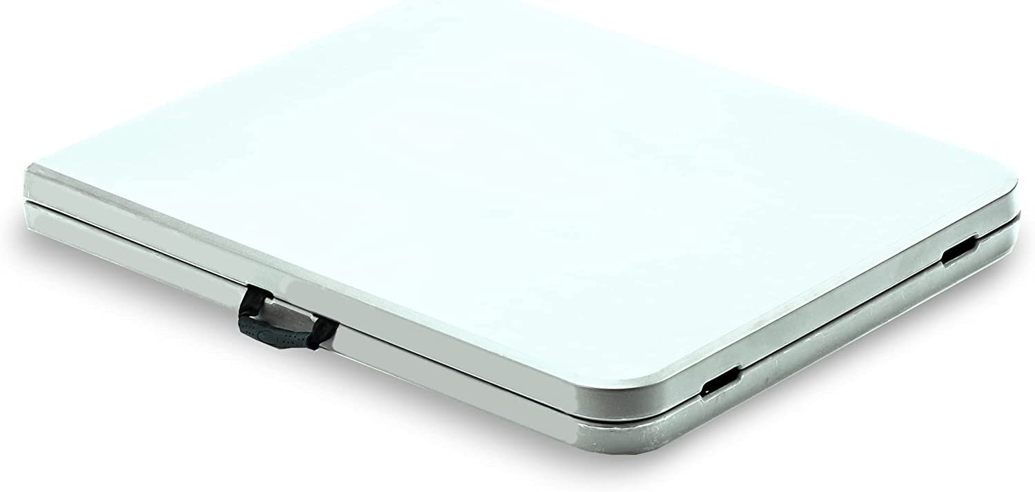 GrecoShop Tavolo Pieghevole a Valigetta in Plastica HDPE 180x75x74 cm